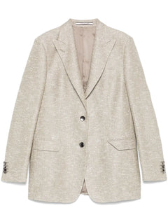 sequin-embellished blazer