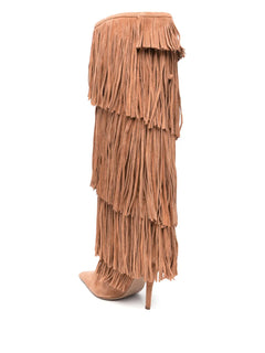 105mm Jessie fringed boots