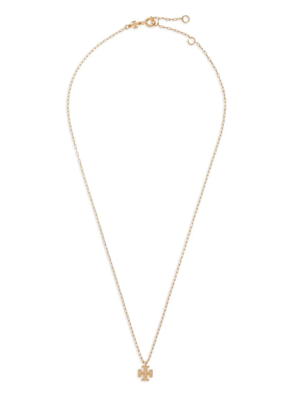 Double T-pendant necklace