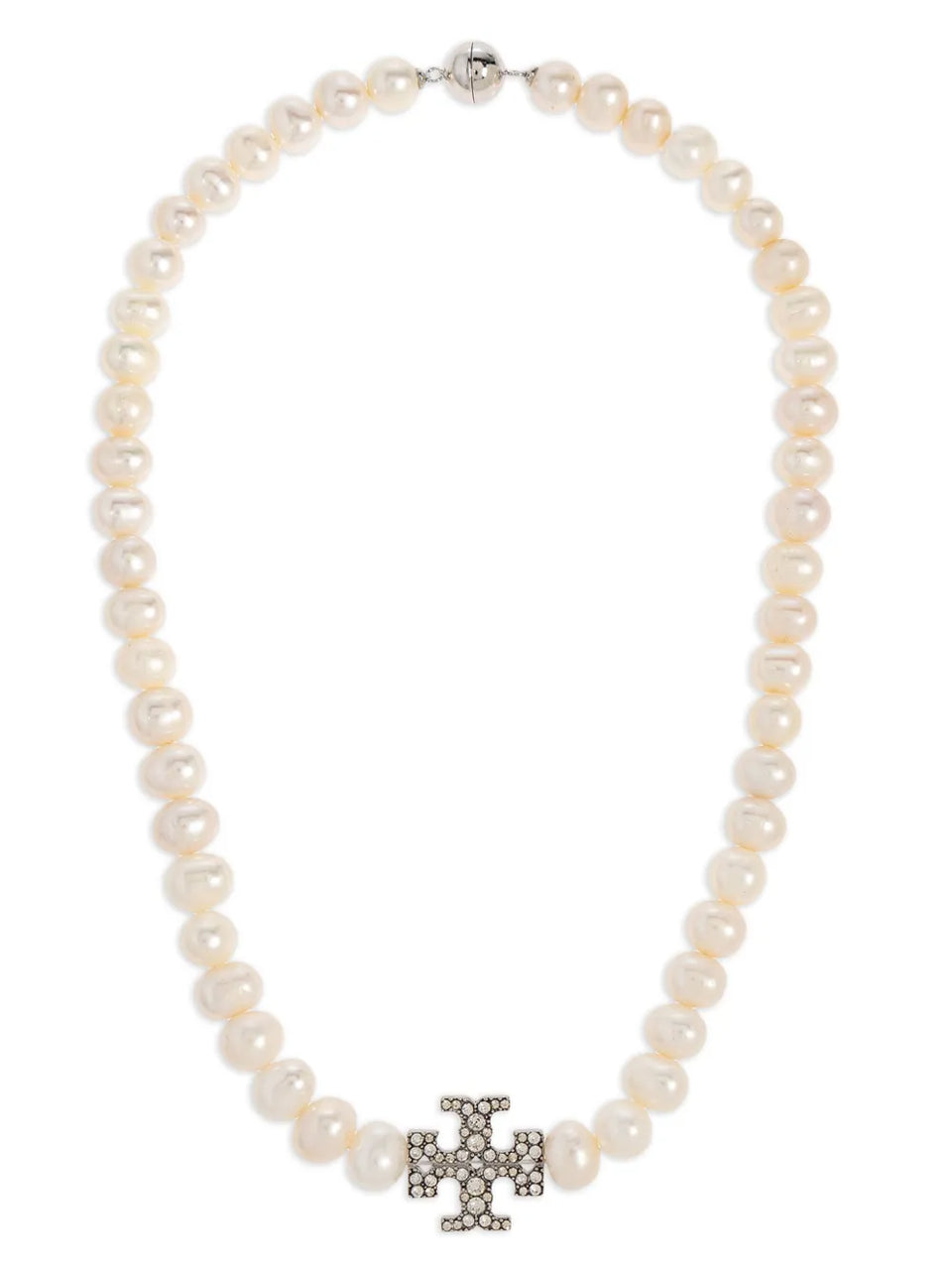 faux-pearl necklace