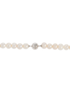 faux-pearl necklace