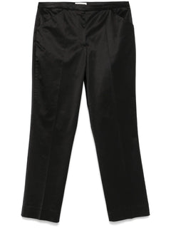 straight-leg cropped trousers