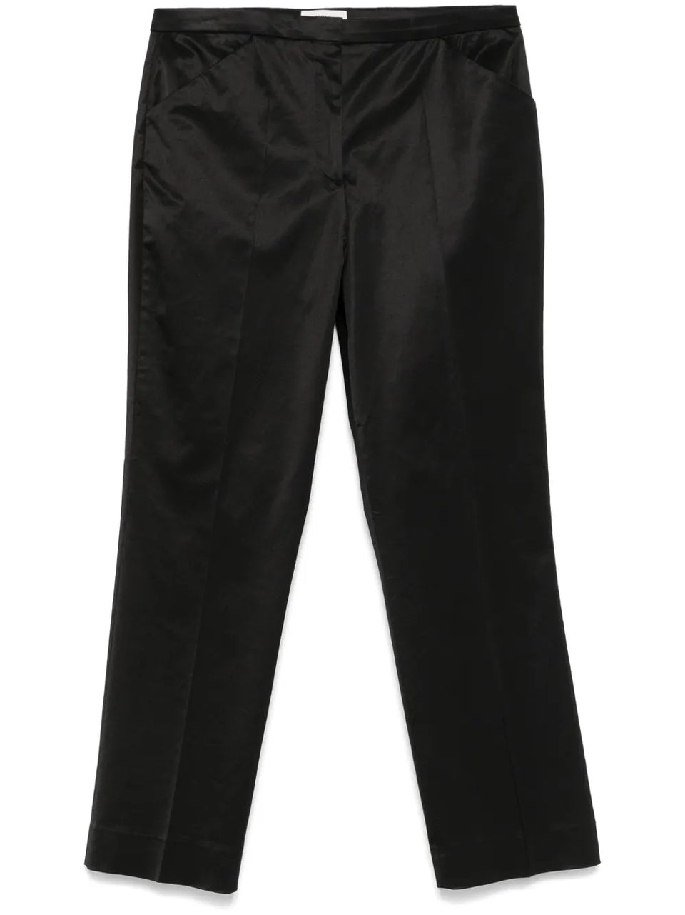 straight-leg cropped trousers