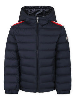 logo-patch puffer jacket