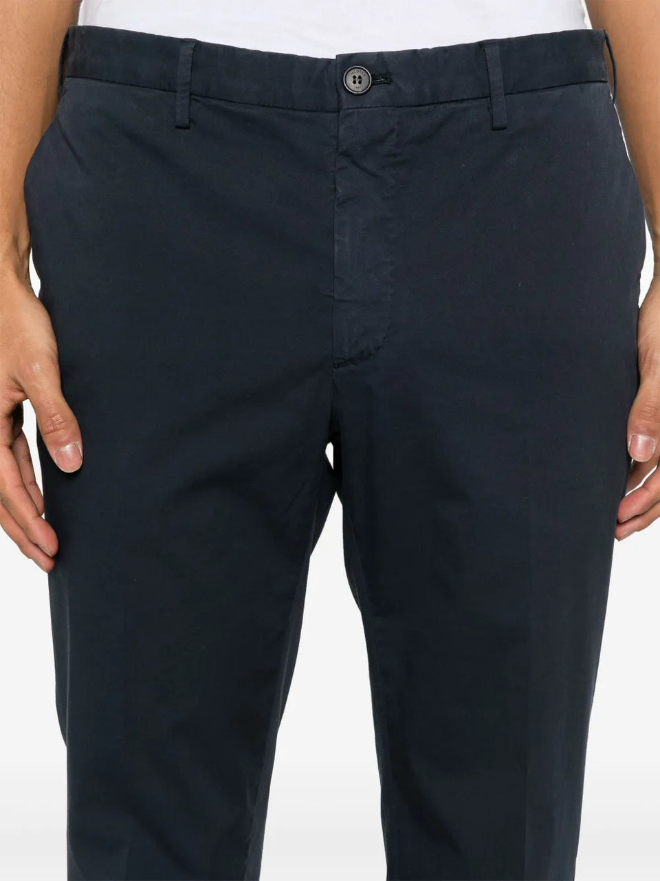 tapered-leg trousers