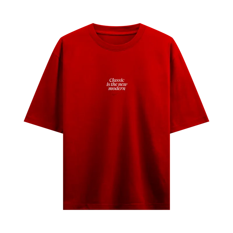 Myugen Nike Bitches Oversized T-Shirt Red