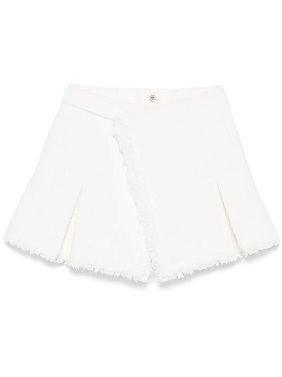 tweed skort