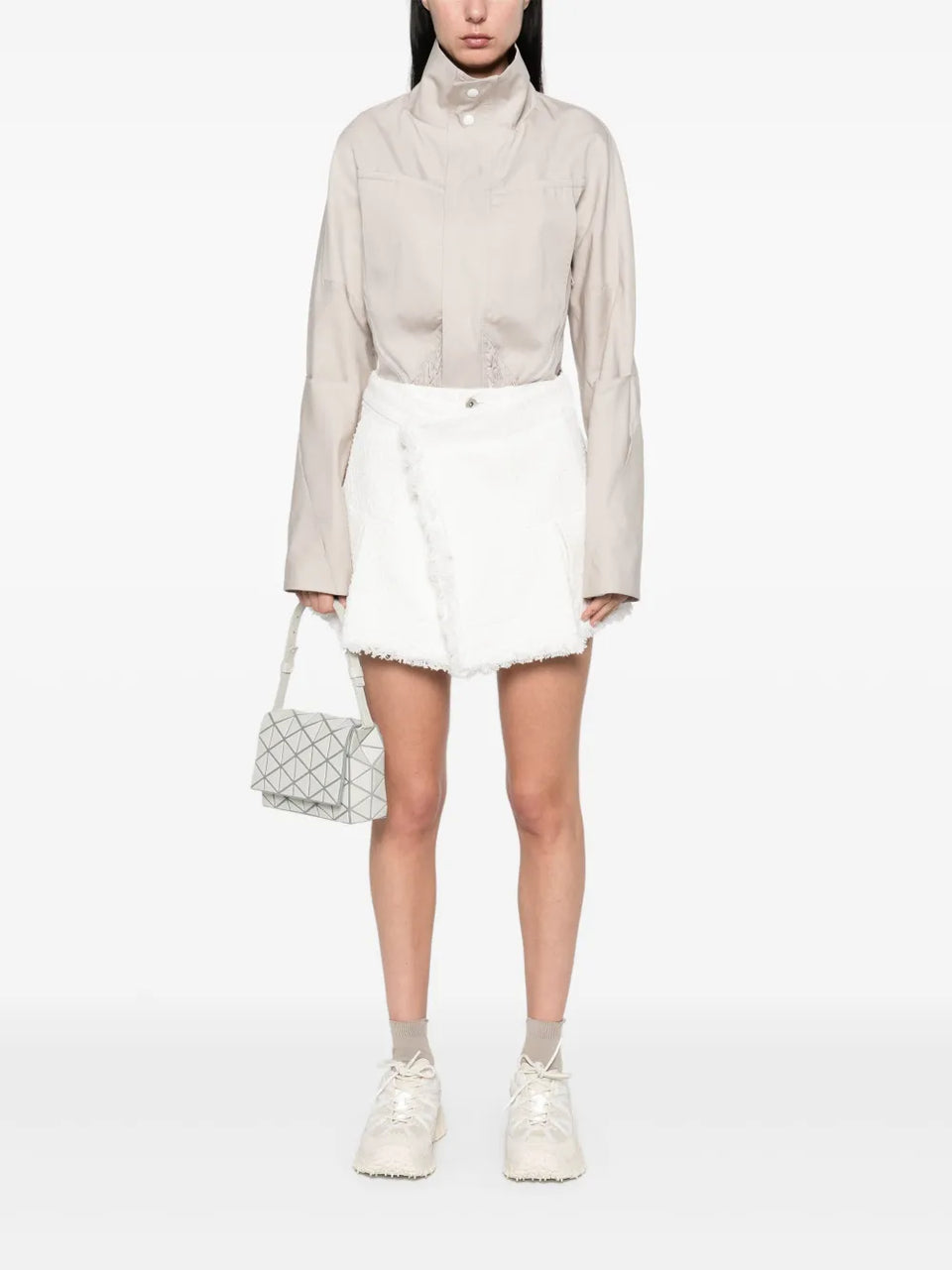 tweed skort