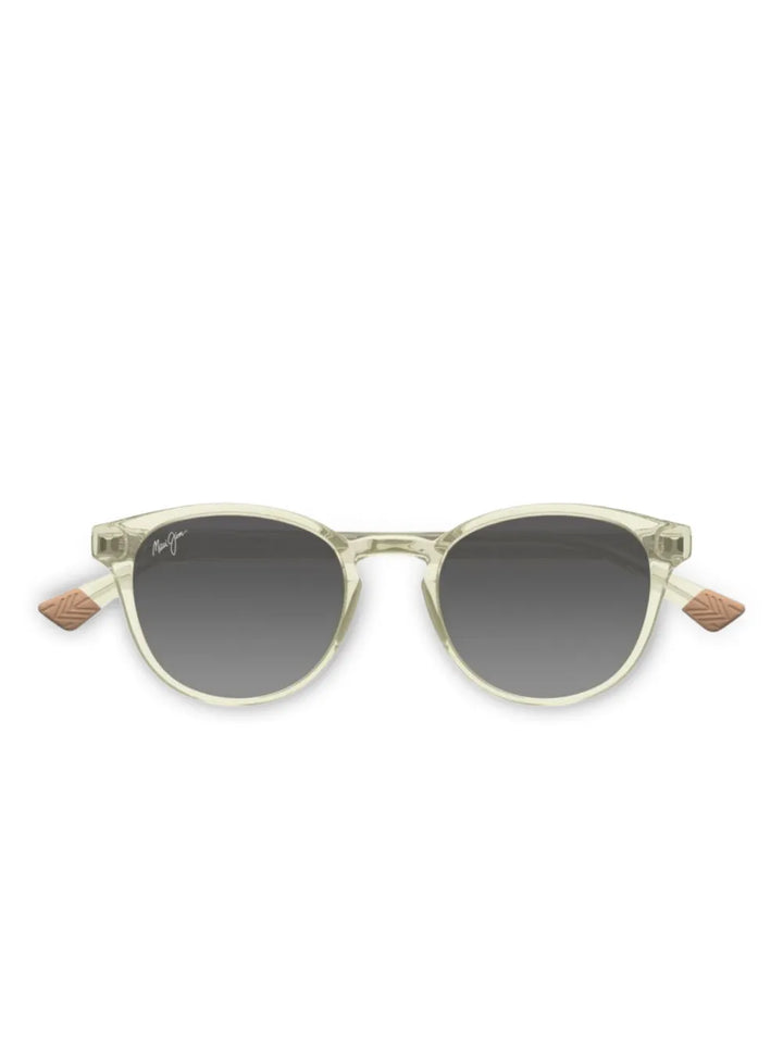 Hiehie patterned-frame round sunglasses