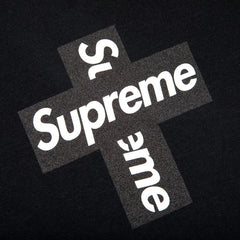 Supreme Cross Logo Black T-Shirt