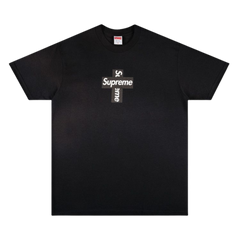 Supreme Cross Logo Black T-Shirt