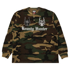 Supreme x Bounty Hunter Thermal Henley Long-Sleeve Top Woodland Camo