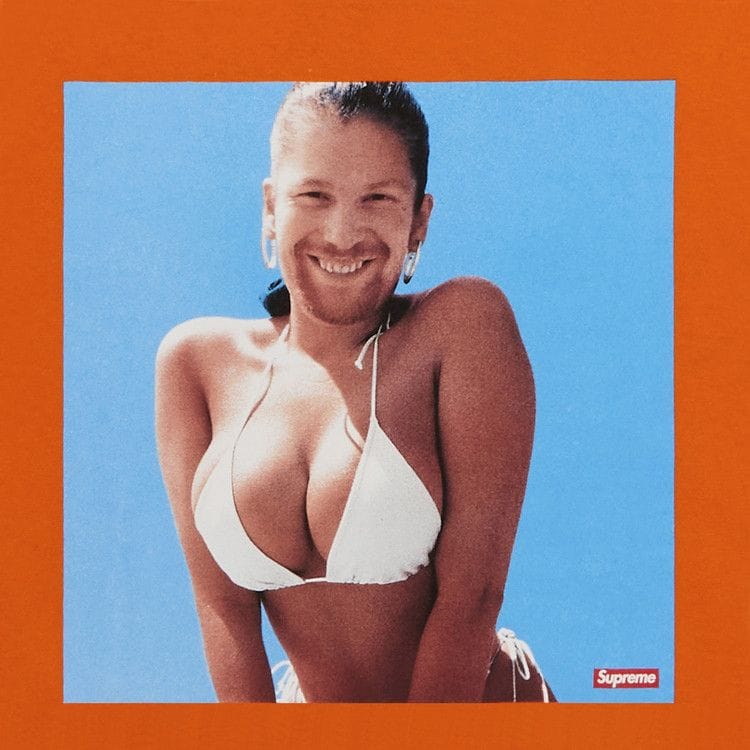 Supreme x Aphex Twin Windowlicker T-Shirt Orange