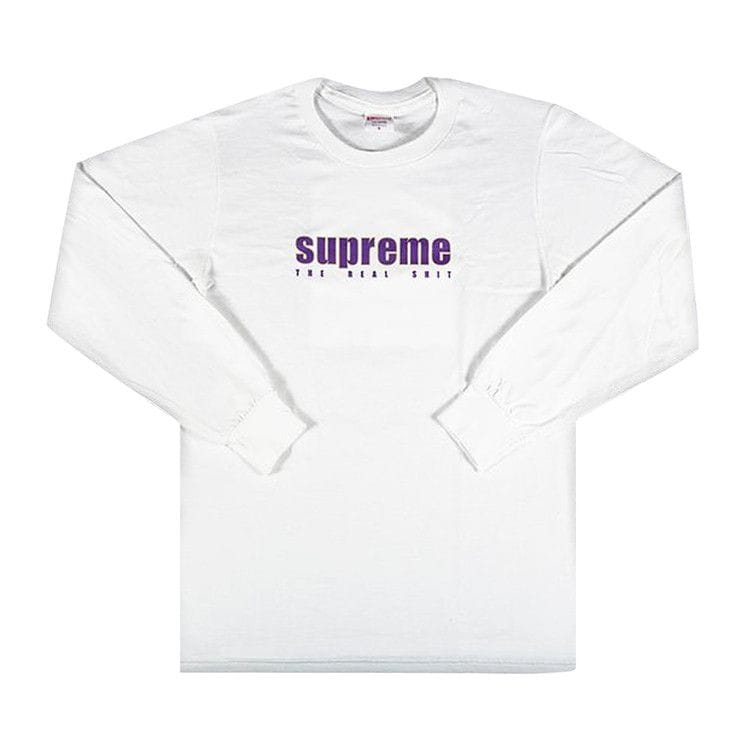 Supreme The Real Shit Long-Sleeve T-Shirt White