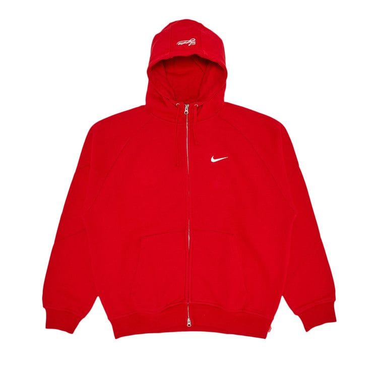 Supreme x Nike Zip Up Hoodie Red