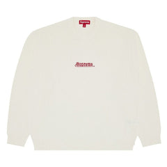 Supreme Old English Sweater Ivory
