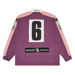 Supreme Chest Stripe Rugby Purple