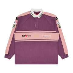 Supreme Chest Stripe Rugby Purple
