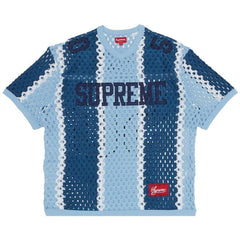 Supreme Crochet Football Jersey Slate