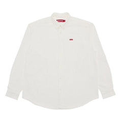 Supreme Small Box Shirt White Denim