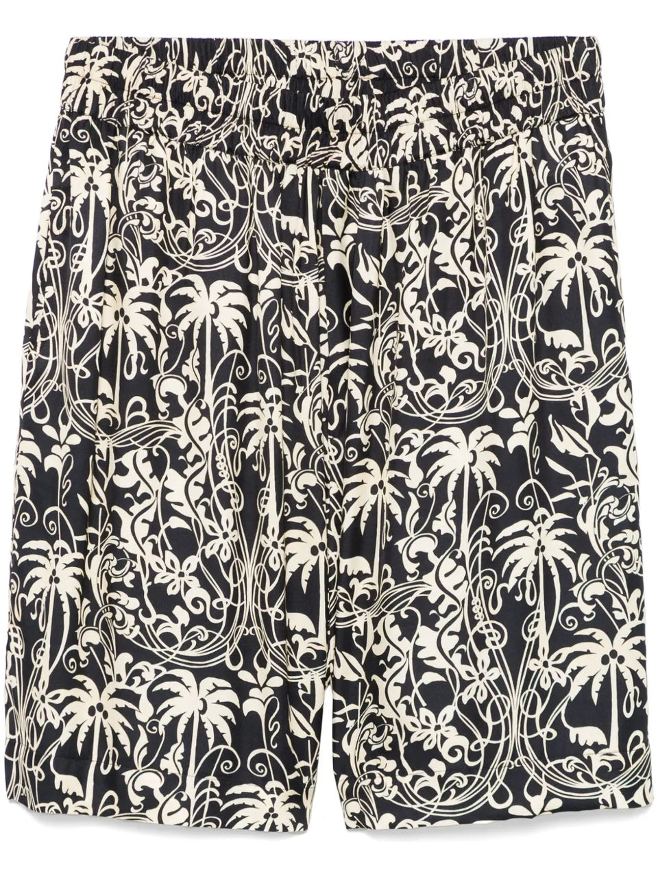 graphic-print Bermuda shorts