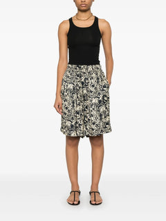 graphic-print Bermuda shorts