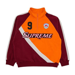 Supreme Equipé Half Zip Sweatshirt Dark Orange