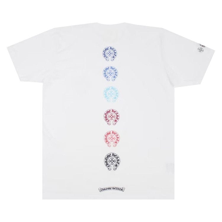 Chrome Hearts Multicolor Horseshoe T-Shirt White