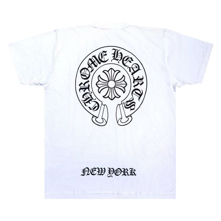 Chrome Hearts New York Horseshoe Pocket T-Shirt White