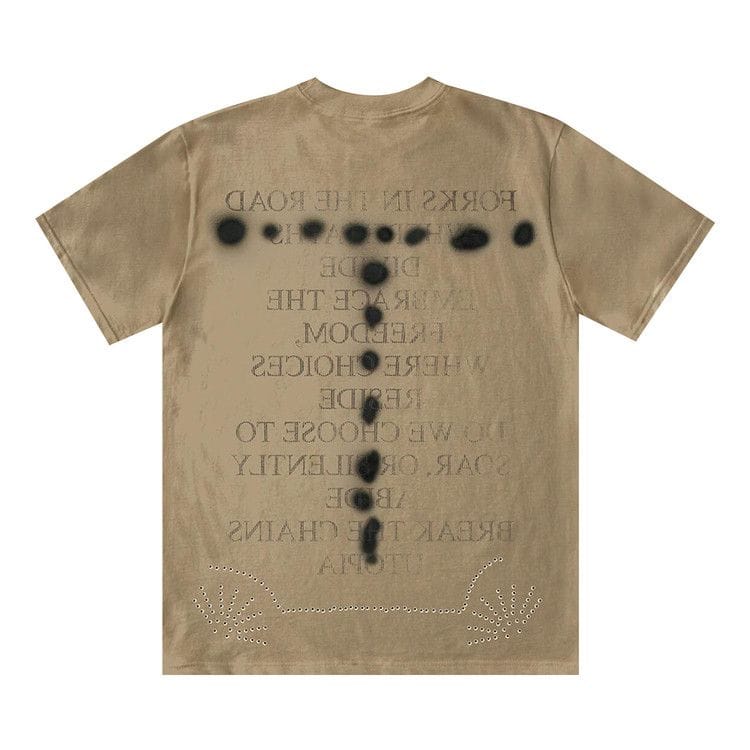 Cactus Jack by Travis Scott Sprayed Shorts-Sleeve T-Shirt Multicolor