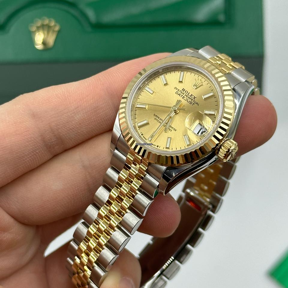 Rolex | Datejust | 279173 CHAMP INDEX JUB | Gold/Steel | 28 mm | Gold/Steel | Champagne | Automatic