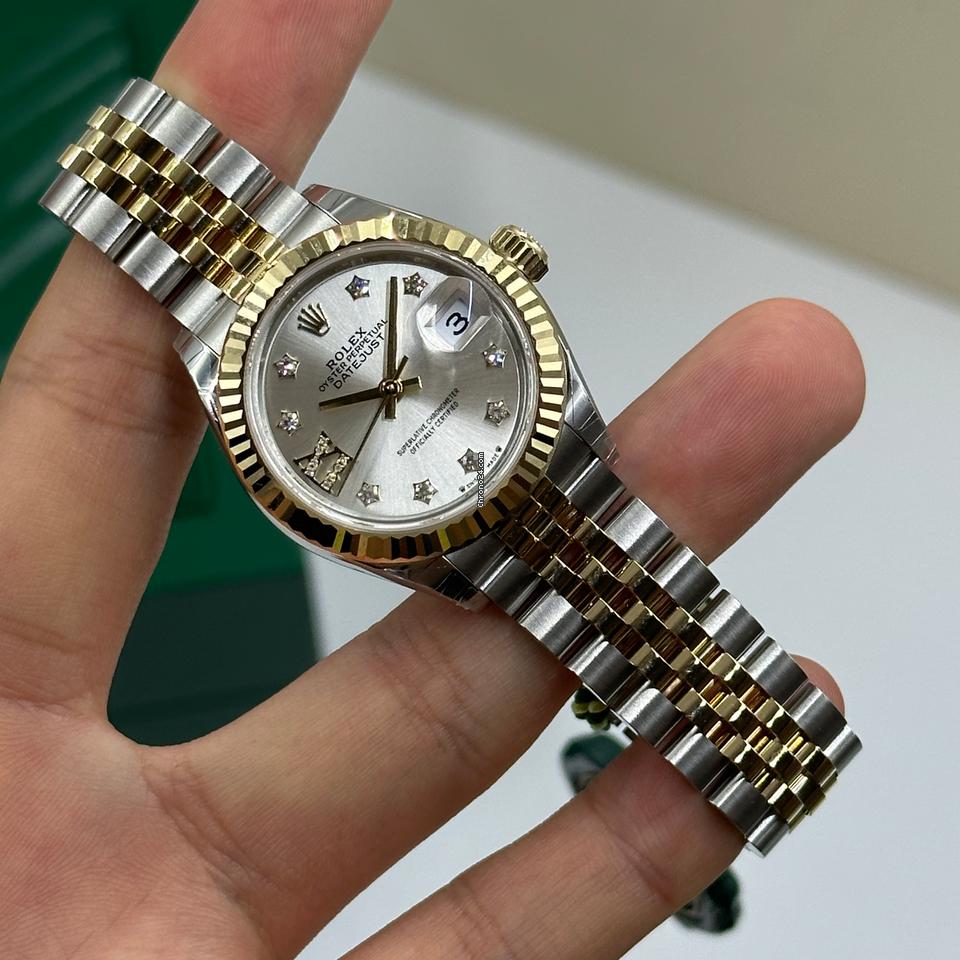 Rolex | Datejust | 279173 silver star DIAMONDS  JUB | Gold/Steel | 28 mm | Gold/Steel | Silver | Automatic