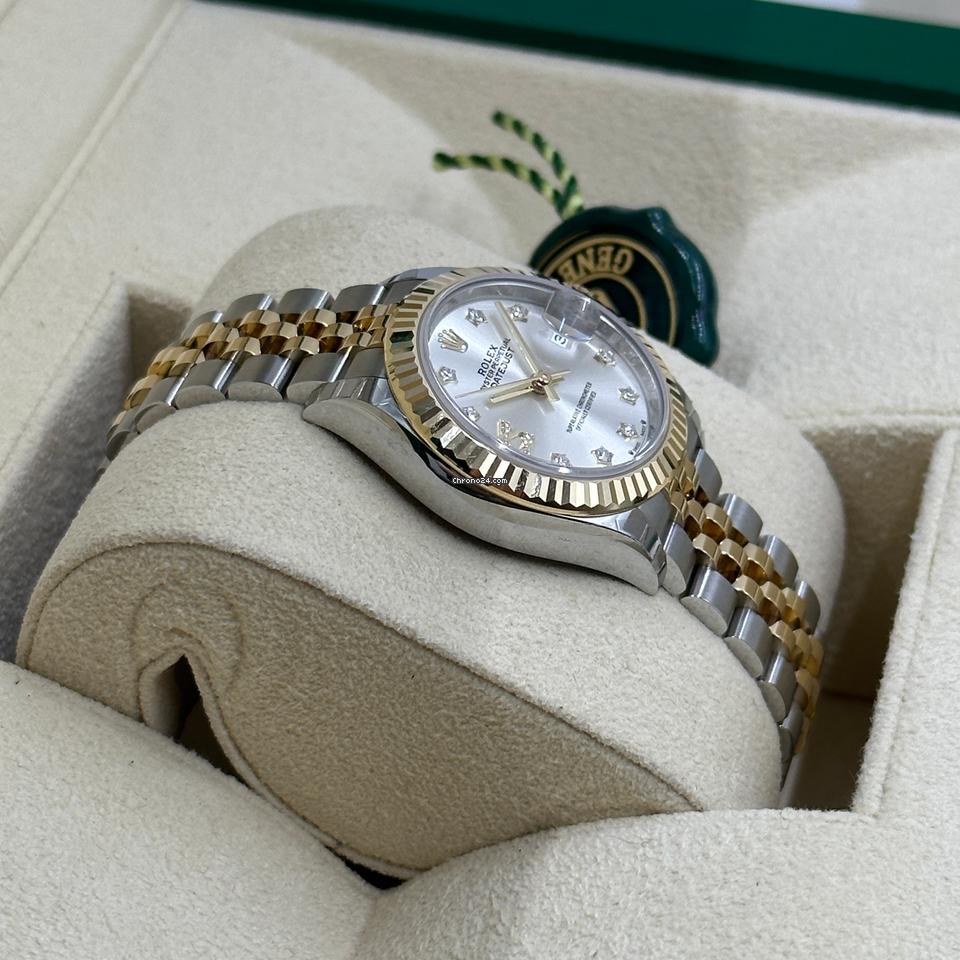 Rolex | Datejust | 279173 silver star DIAMONDS  JUB | Gold/Steel | 28 mm | Gold/Steel | Silver | Automatic