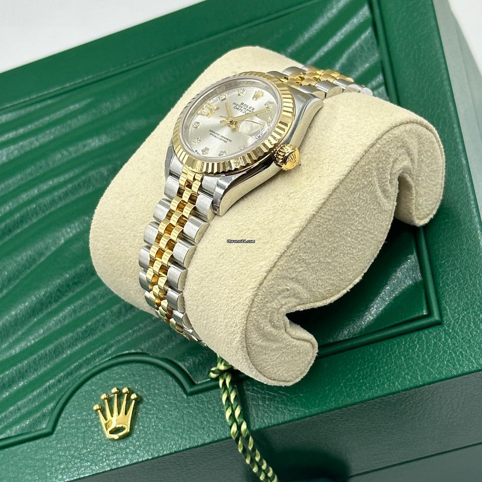 Rolex | Datejust | 279173 silver star DIAMONDS  JUB | Gold/Steel | 28 mm | Gold/Steel | Silver | Automatic