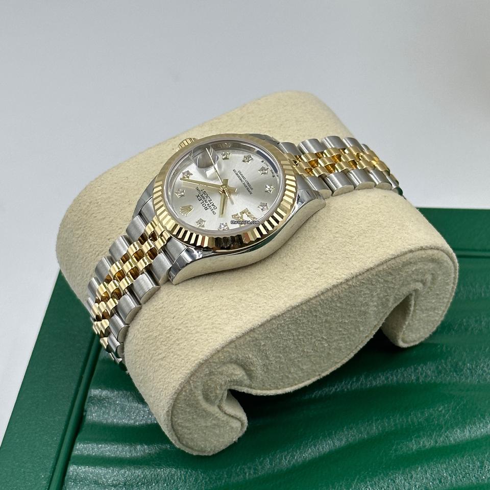 Rolex | Datejust | 279173 silver star DIAMONDS  JUB | Gold/Steel | 28 mm | Gold/Steel | Silver | Automatic