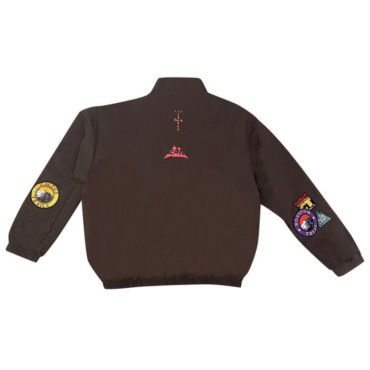 Cactus Jack by Travis Scott Cactus Trails Half-Zip Windbreaker Brown