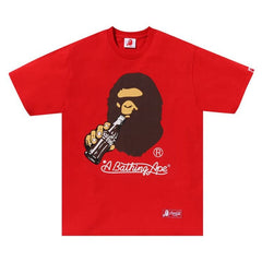 BAPE x Coca-Cola Ape Head T-Shirt Red