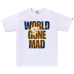 BAPE Color Camo WGM Ape Head Overlap T-Shirt White