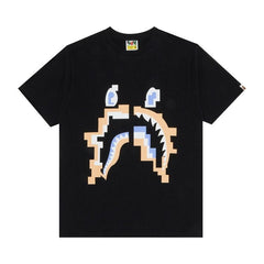 BAPE Digital Shark T-Shirt Black