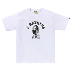 BAPE Digital Camo College T-Shirt - White