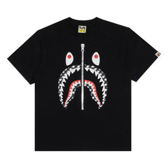 BAPE Sta Pattern Shark T-Shirt Black