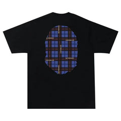 BAPE Logo Check Big Ape Head T-Shirt - Black