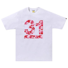 BAPE A Bathing Ape 31st Anniv. ABC Camo T-Shirt White/Pink