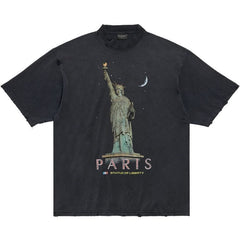 Balenciaga Paris Liberty Medium Fit T-Shirt Black