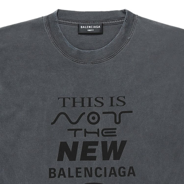 Balenciaga Organic Cotton T-Shirt Black