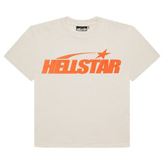 Hellstar Classic T-Shirt (Regular Print) White/Orange