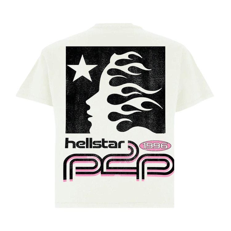 Hellstar Sport Logo T-Shirt White/Pink