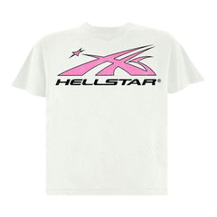Hellstar Sport Logo T-Shirt White/Pink