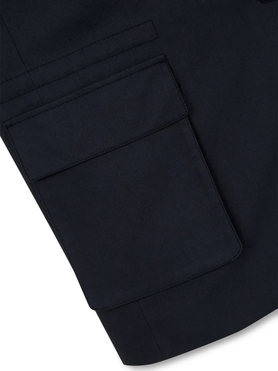 cotton-blend blazer