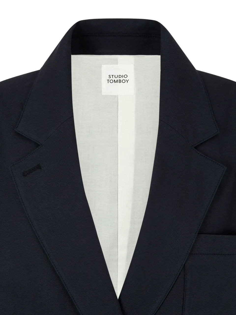 cotton-blend blazer